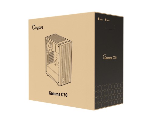 Корпус OCYPUS GAMMA C70 WH ARGB (GAMMA-C70-WHG400XX-GL)