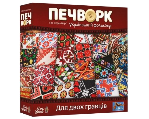 Настільна гра Lord of Boards Печворк. Український фольклор (Patchwork) (укр.) (LOB2412UA)