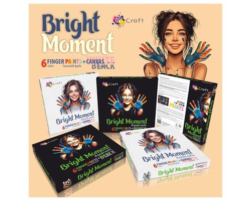 Набір для творчості ArtCraft Яскрава мить біле полотно (5029-AC)