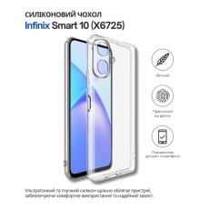 Чохол до мобільного телефона BeCover Silicone Infinix Smart 10 (X6725) Transparent (714665)