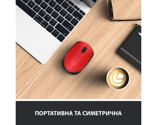 Мишка Logitech M171 Red (910-004641)