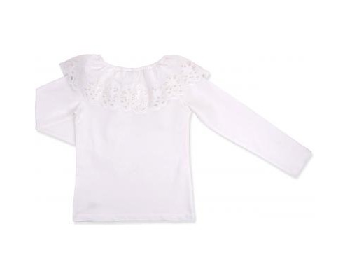 Кофта дитяча Breeze з мереживною оборкою (9999-152G-beige)