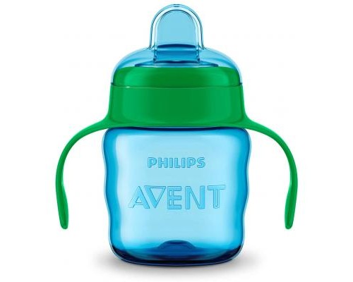 Поїльник-непроливайка Philips AVENT з м'яким носиком 200 мл блакитний, 6 міс+ (SCF551/05)