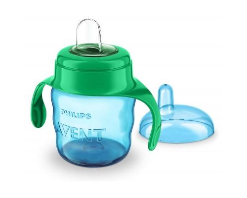 Поїльник-непроливайка Philips AVENT з м'яким носиком 200 мл блакитний, 6 міс+ (SCF551/05)