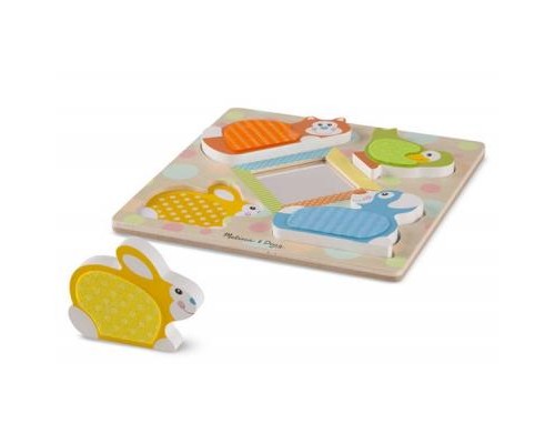 Розвиваюча іграшка Melissa&Doug Дзеркальний пазл з тваринами (MD1898)