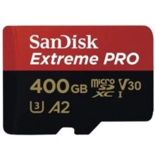 Карта пам'яті SanDisk 400GB microSDXC class 10 UHS-I U3 A2 V30 Extreme Pro (SDSQXCZ-400G-GN6MA)