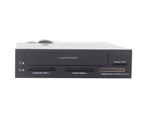 Зчитувач флеш-карт Gembird SD/MMC/RS-MMC/MicroSD + 2.5'' HDD/SSD (FDI2-ALLIN1-03)