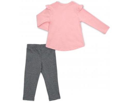 Набір дитячого одягу Breeze з зайчиком у квітах (13299-86G-pink)