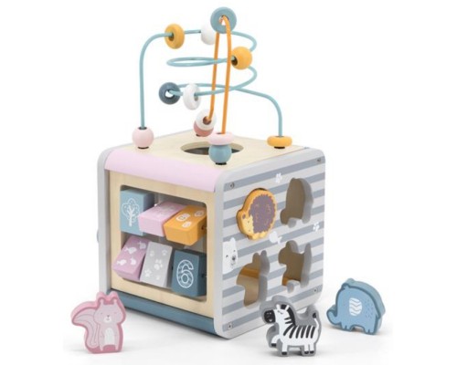 Розвиваюча іграшка Viga Toys Ігровий центр PolarB Кубик 5-в-1 (44030)