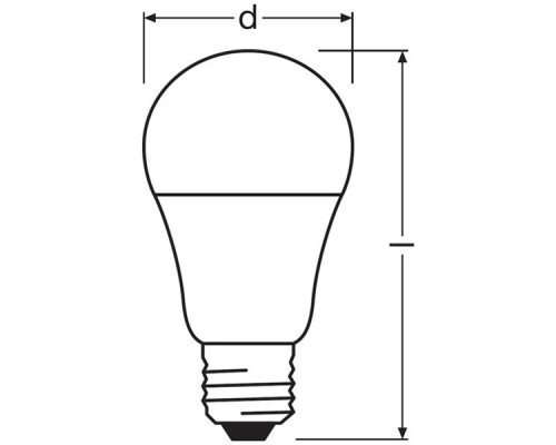 Автолампа Osram LED лампа побутова (8543709000) (OS CLA60-095/840VL)