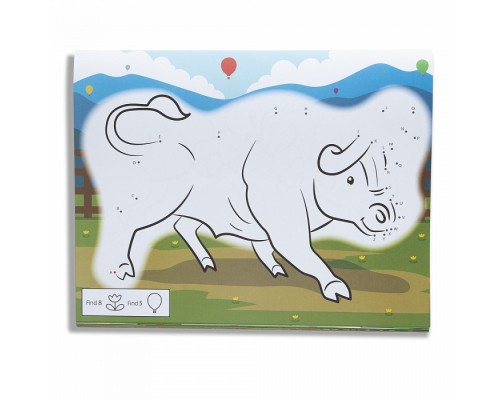 Набір для творчості Melissa&Doug розмальовок за номерами Ферма (MD30260)