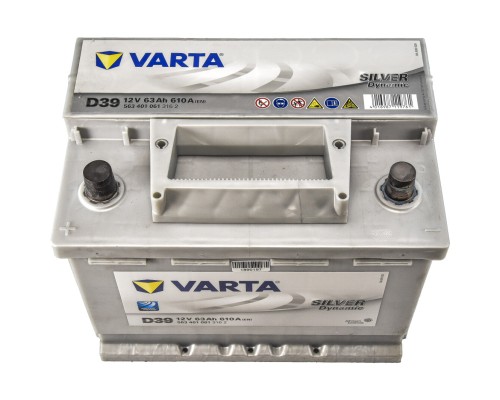 Акумулятор автомобільний Varta Silver Dynamic 63Аh (563401061)
