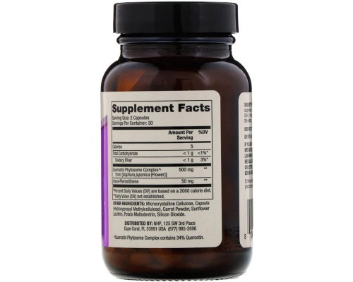 Антиоксидант Dr. Mercola Кверцетин і Птеростільбен, Quercetin and Pterostilbene Advan (MCL-03172)