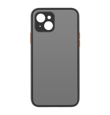Чохол до мобільного телефона MakeFuture Apple iPhone 13 Frame (Matte PC+TPU) Black (MCMF-AI13BK)