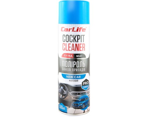 Автополіроль CarLife Cockpit Cleaner EXTRA MAT Нова машина 500мл (CF524)
