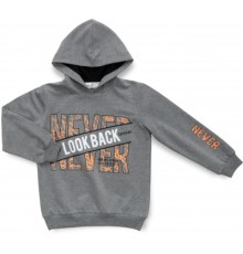 Кофта дитяча Breeze худі з капюшоном (15216-152B-gray)