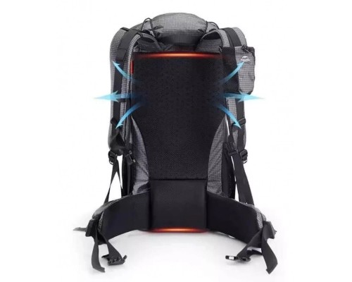 Рюкзак туристичний Naturehike Rock NH20BB113 40+5 л Black (6927595765401)