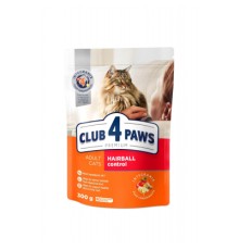 Сухий корм для кішок Club 4 Paws Преміум. З ефектом виведення шерсті 300 г (4820083909313)