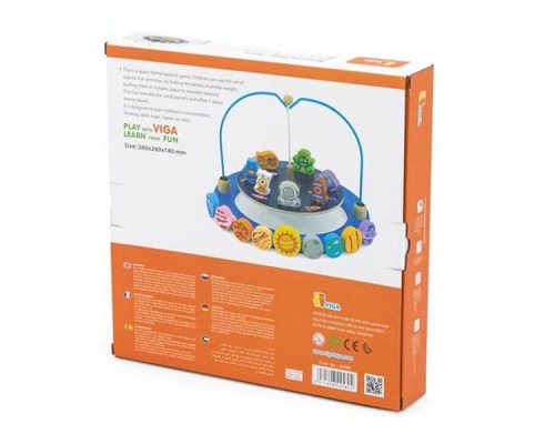 Розвиваюча іграшка Viga Toys гра-баланс Космос (44580)