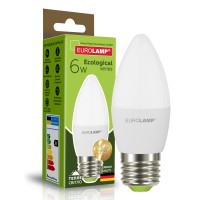 Лампочка Eurolamp LED CL 6W E27 3000K 220V (LED-CL-06273(P))