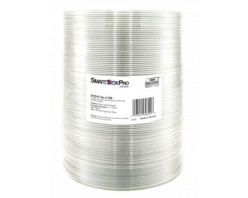 Диск DVD SmartDisk PRO DVD-R 4.7GB 16X White InkJet Printable WRAP(21-118 мм) 1 (69829) Диск DVD SmartDisk PRO DVD-R 4.7GB 16X White InkJet Printable WRAP(21-118 мм) 1 (69829)