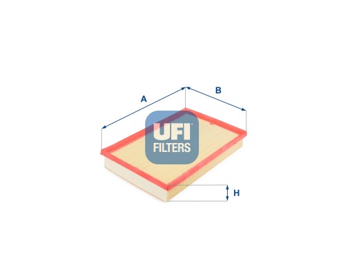 Повітряний фільтр для автомобіля UFI 30.158.00