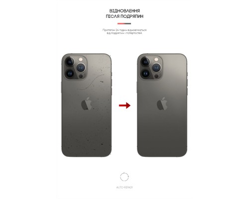Плівка захисна Armorstandart back side Apple iPhone 13 Pro Carbone Silver (ARM61063)