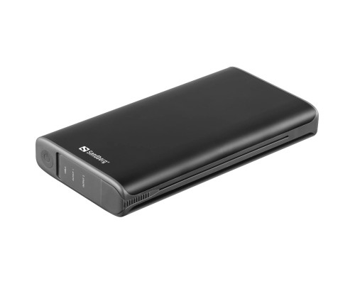 Батарея універсальна Sandberg 25000mAh, Solar 4-Panel/8W, USB-C input/output(18W max), USB-A*2/3A(Max) (420-56) 