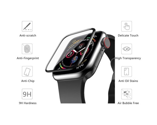Скло захисне Drobak Apple Watch SE 44mm 313125 (313125)