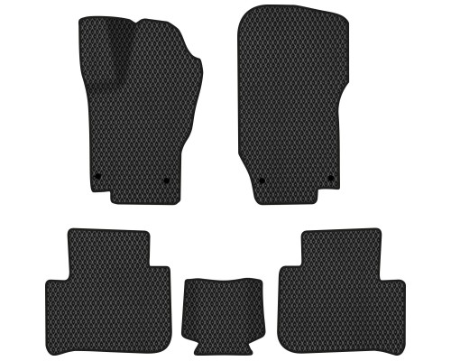 Килимок в салон EVAtech Mercedes-Benz ML-Class (W164) 2005-2011 2 поко (MB11723CD5MS4RBB)