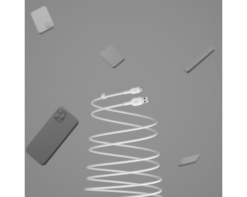 Дата кабель USB 2.0 AM to Type-C 2.0m white Belkin (CAB008BT2MWH)