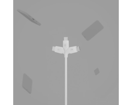 Дата кабель USB 2.0 AM to Type-C 2.0m white Belkin (CAB008BT2MWH)