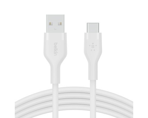 Дата кабель USB 2.0 AM to Type-C 2.0m white Belkin (CAB008BT2MWH)