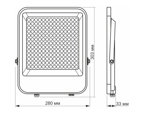 Прожектор Videx LED PREMIUM F2 150W 5000K (VL-F2-1505G)