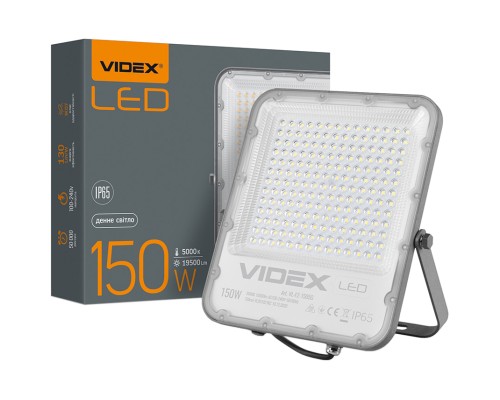 Прожектор Videx LED PREMIUM F2 150W 5000K (VL-F2-1505G)