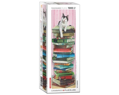 Пазл Eurographics Вчений кіт, 1000 елементів панорамний (6010-5632)