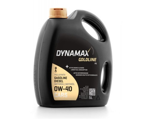 Моторна олива DYNAMAX GOLDLINE FS 0W40 5л (502715)