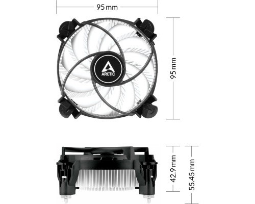 Кулер до процесора Arctic Alpine 17 LP (ACALP00042A)