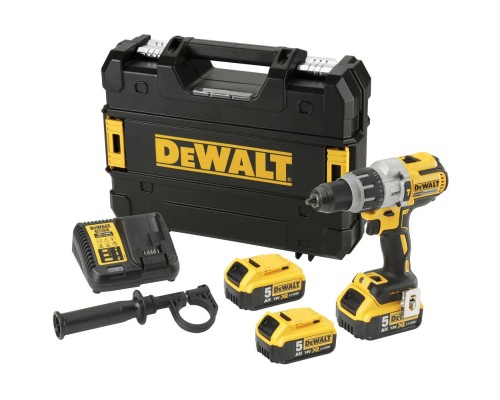 Шуруповерт DeWALT 18 В XR Li-lon, 95 Нм, 3x5Ah, кейс TSTAK (DCD996P3)
