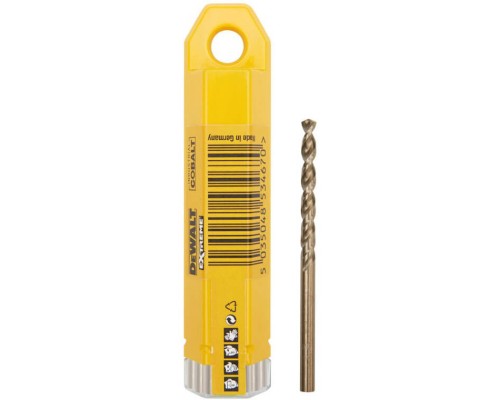 Свердло DeWALT по металу EXTREME INDUSTRIAL COBALT HSS-CO, 3.5 х 70 х 39 мм, 10 шт (DT4923)