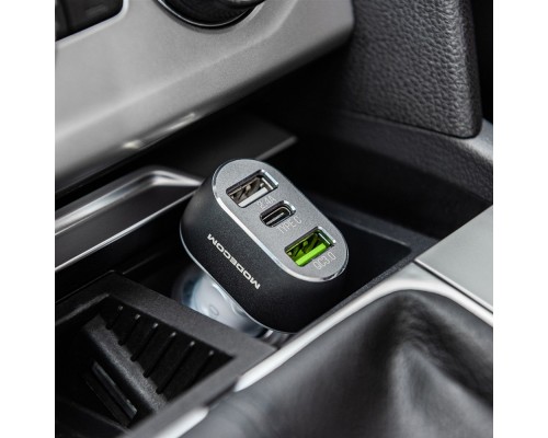 Зарядний пристрій Modecom 3xUSB 2.4A QC3.0+USB+Type C Port CU2C1-07 (ZT-MC-CU2C1-07)