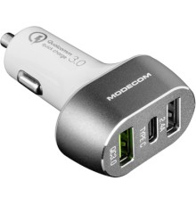 Зарядний пристрій Modecom 3xUSB 2.4A QC3.0+USB+Type C Port CU2C1-07 (ZT-MC-CU2C1-07)