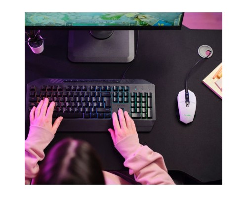 Мишка Trust GXT 109 Felox RGB White (25066)