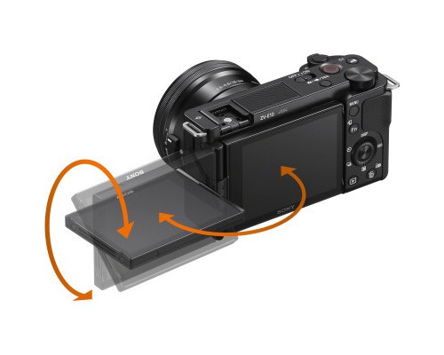 Цифровий фотоапарат Sony Alpha ZV-E10 kit 16-50mm Black (ZVE10LB.CEC)