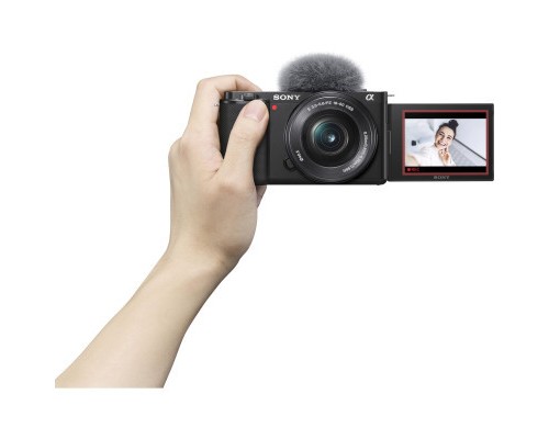 Цифровий фотоапарат Sony Alpha ZV-E10 kit 16-50mm Black (ZVE10LB.CEC)