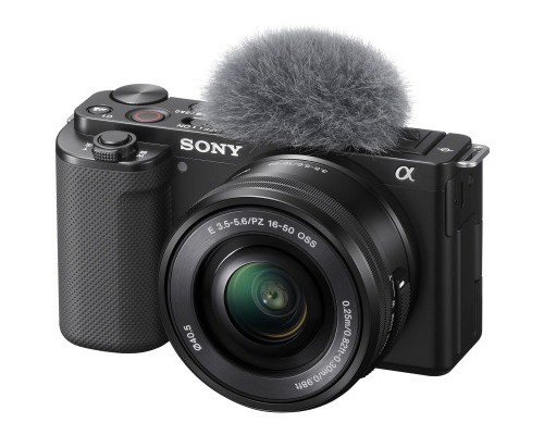 Цифровий фотоапарат Sony Alpha ZV-E10 kit 16-50mm Black (ZVE10LB.CEC)