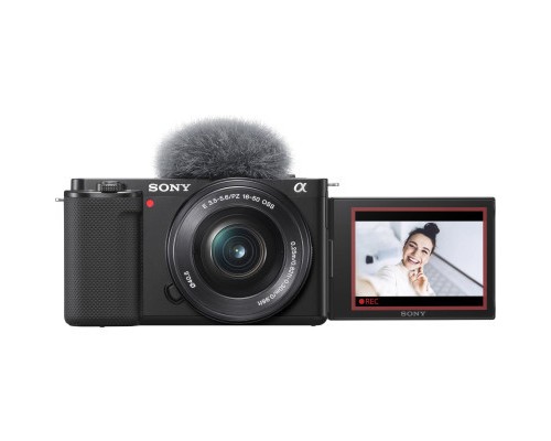 Цифровий фотоапарат Sony Alpha ZV-E10 kit 16-50mm Black (ZVE10LB.CEC)