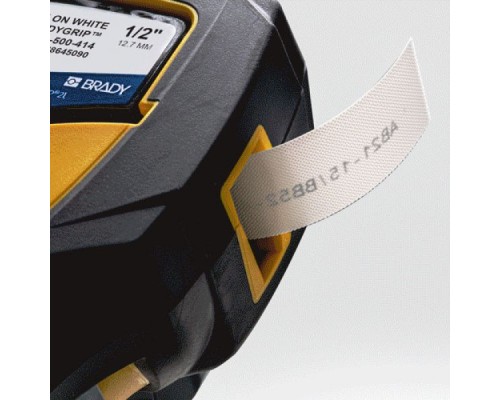 Стрічка для принтера етикеток Brady M21-500-414 BradyGrip, 12.7мм х 3.05м, black on white, Velcro (151515)