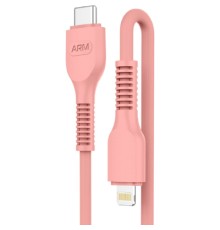 Дата кабель USB-C to Lightning 1.0m AR88 3A Peach Armorstandart (ARM65289)