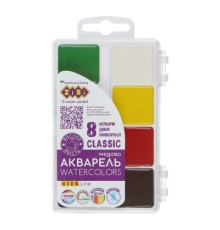Акварельні фарби ZiBi KIDS Line -2 Classic 8 кольорів (ZB.6582)